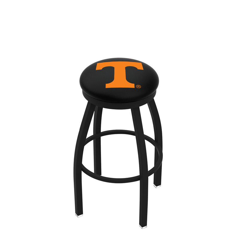 NCAA Swivel 25" Counter Stool, Black Wrinkle, University of Tennessee