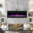 Alama Recessed or Wall Mounted Electric Fireplace Heater, Touch Screen & Remote Control, 10 Flame Colors, 8H Timer, 700W/1400W-341290935