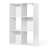 9-Cube Storage Organizer Shelf, Home Storage Shelf Divider w/ Back, 11-Inch Storage Bookcase, White -2114708309-2096776203