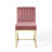 Carriage Tufted Sled Base Upholstered Fabric Dining Chair-484070128-426741410-426741411