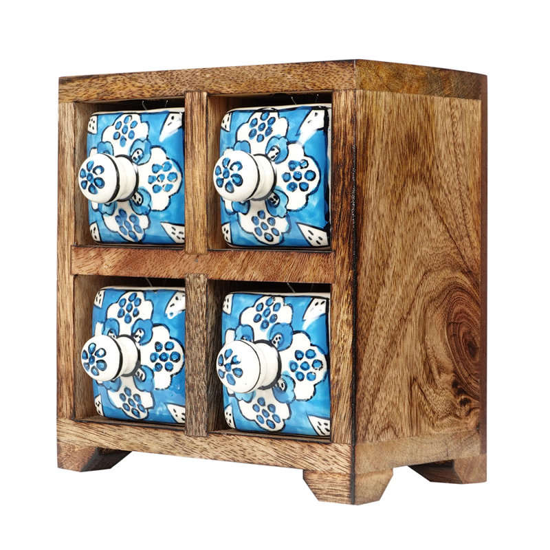 Charmonique Countertop Spice Jar & Rack Set