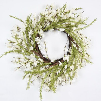 26" Forsythia Spring Wreath