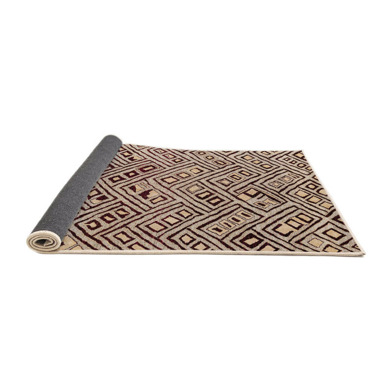 Tapis abstrait moderne 4751, Rond 5 pi