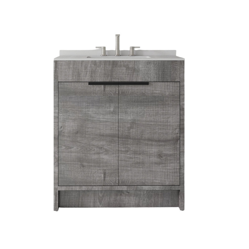 Meuble-lavabo autoportant avec lavabo