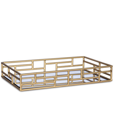 Chippendale Mirrored Tray