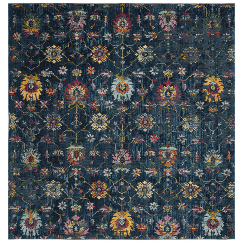 Tabinowski 100 Performance Oriental Rug, Square 6'7"