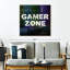 «Video Games Gamer Zone», impression sur toile-92563248