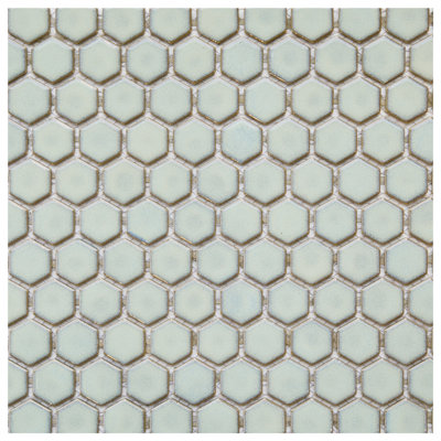 1" x 1" Ceramic Mosaic Sheet Wall Tile