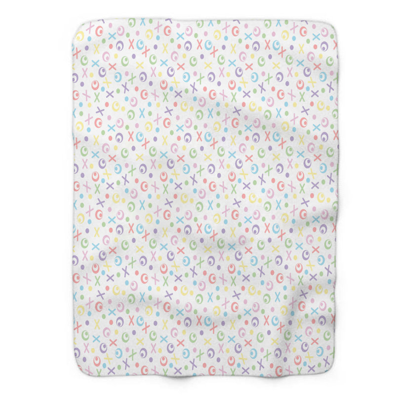 Light Whispers - couverture sherpa de qualité supérieure 1 pièce, Grand lit