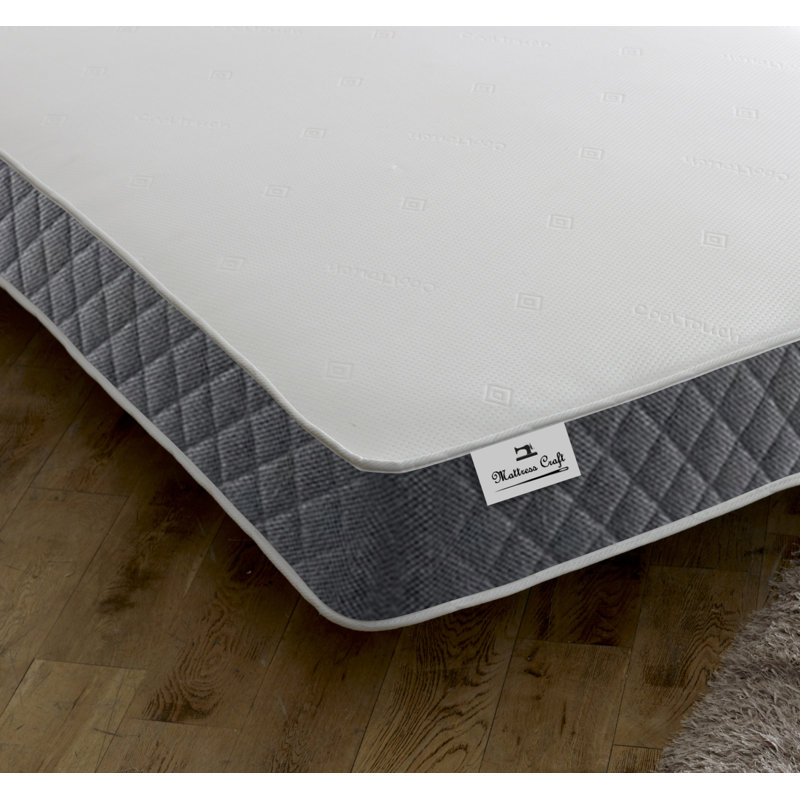 Calabasas White Noise Bonnell Sprung Mattress, Super Kingsize (6')