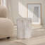 Gretchen Teak End Table, White