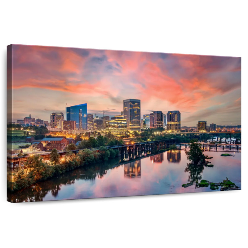 Nicci Richmond City Sunrise, H 26 po x l 39 po