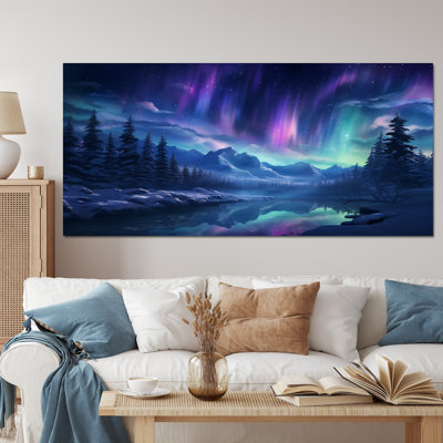 Northern Lights I On Canvas Print