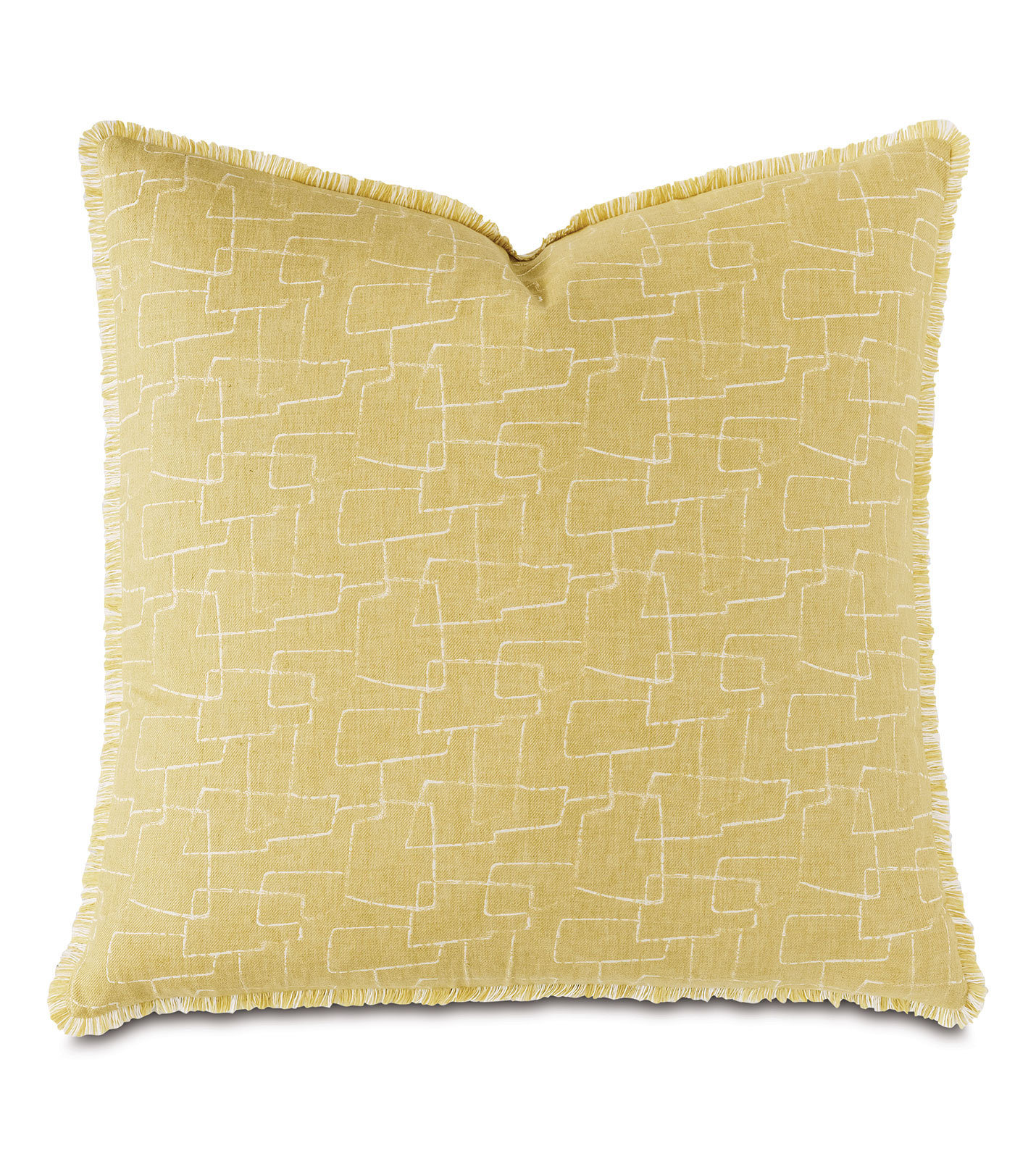 Patterned euro outlet sham