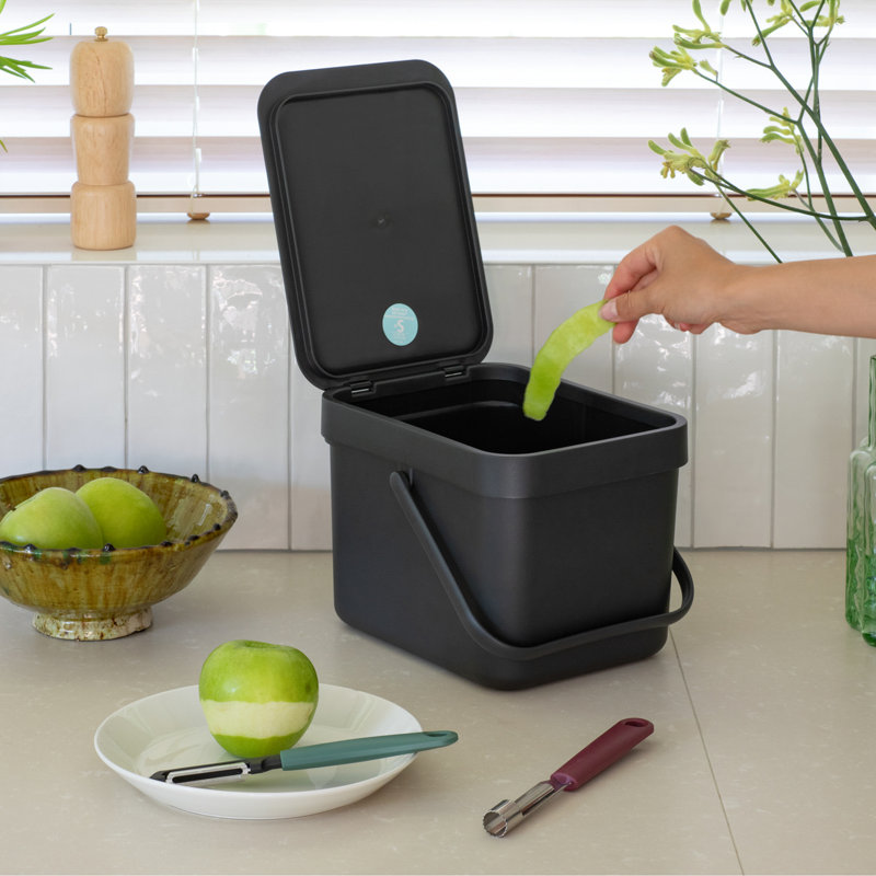 Brabantia Sort & Go 40 Litre Rubbish Bin, Mint, 6 L