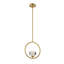 Luminaire suspendu 12 "en cristal brossé 12 lumières avec cristal K9 et 3CCT