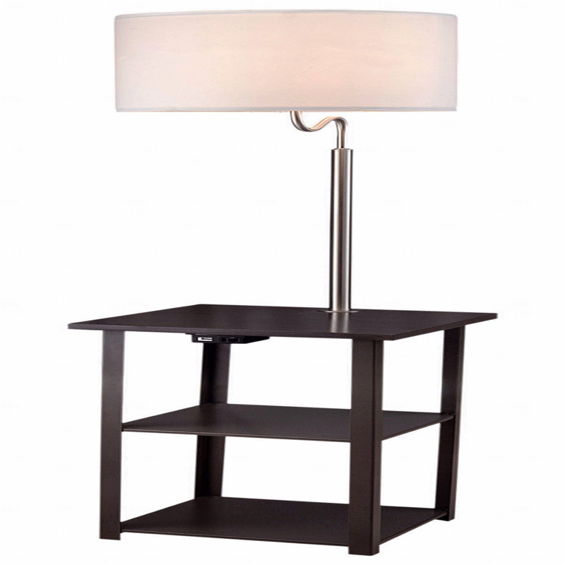 Lampe de table 58 po avec tablettes carrées