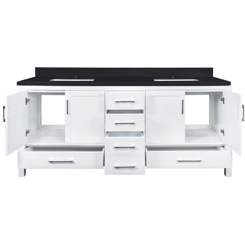 Ensemble de meuble-lavabo double 73 po Gordan