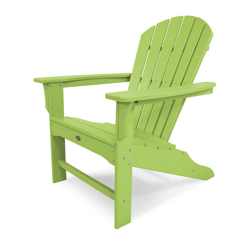 Chaise Adirondack POLYWOOD Yacht Club Shellback, Limette
