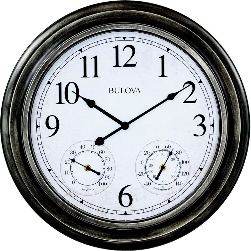 Block Island Indoor/Outdoor Wall Clock, C4125