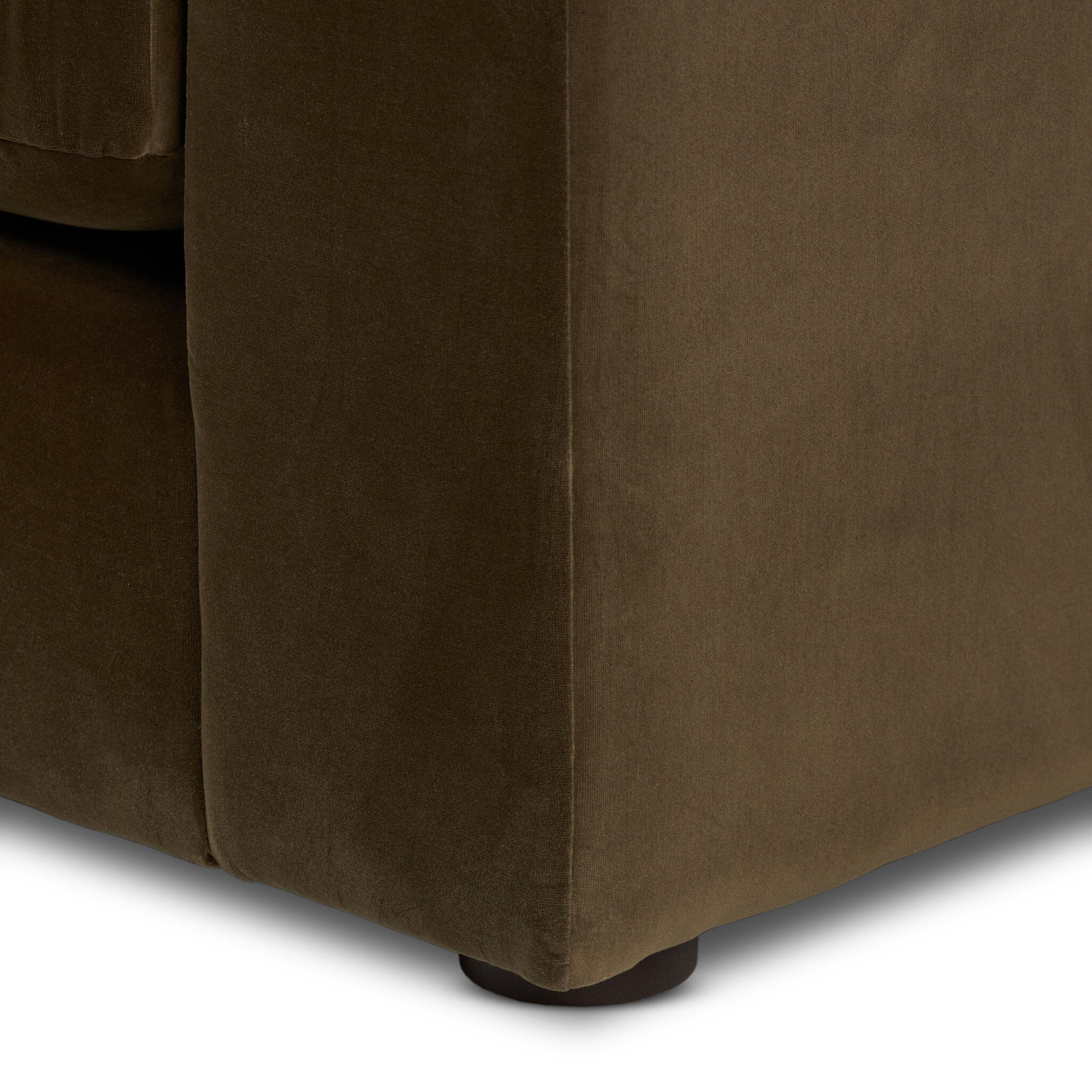 Liv Upholstered Sofa, 33" H x 89" W x 41" D, Surrey Olive