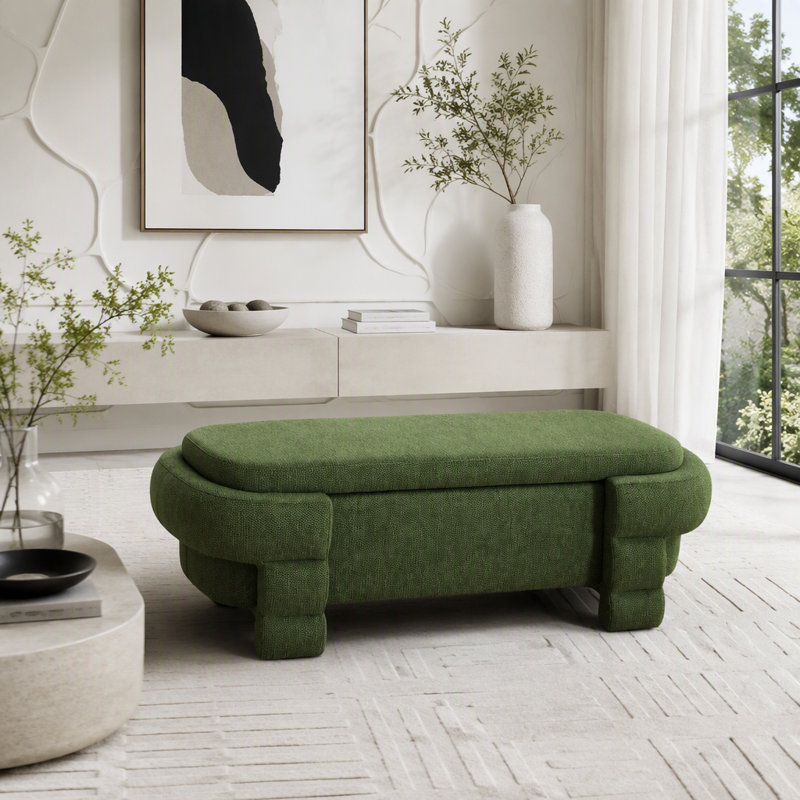 Repose-pieds de 48,8 po avec rangement, banc de rangement, banc rembourré de hall d'entrée avec sièges, repose-pieds à l'extrémité du lit