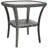 Outsunny Rattan Coffee Table With Storage Shelf