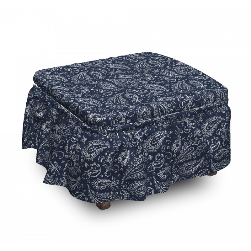 Housse pour repose-pieds boho grunge