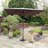 2.4mx3m Crank and Tilt Rectangular Parasol Grey Powder Coated Pole (38mm Pole, 8 Ribs) This parasol is made using Polyester Fabric which has a Weather-Proof Coating & UPF Sun Protection Level 50-2135400231