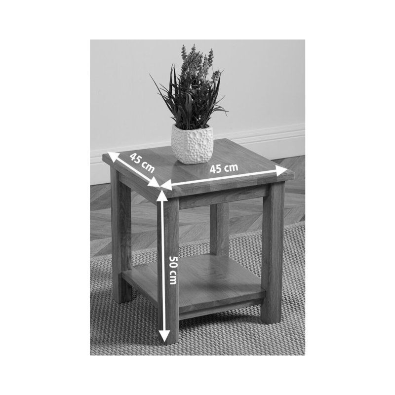 Reighan Solid Wood End Table
