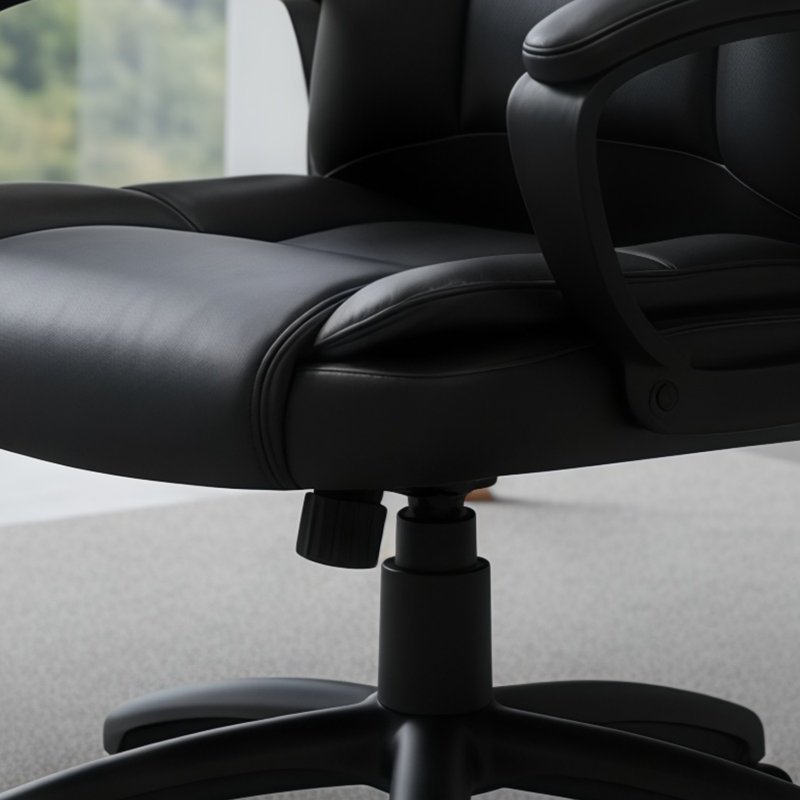 Grande chaise d'ordinateur à haut dossier, taille adulte, convenant à la maison et au bureau, pouvant supporter jusqu'à 400 livres.