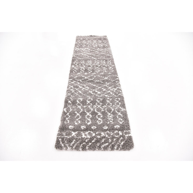 Southwestern Shag Area Rug, Runner 79 x 305cm