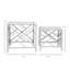 Chippendale Glass Nesting End Table-118804161