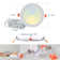 12-Pack 6" LED Recessed Ceiling Light