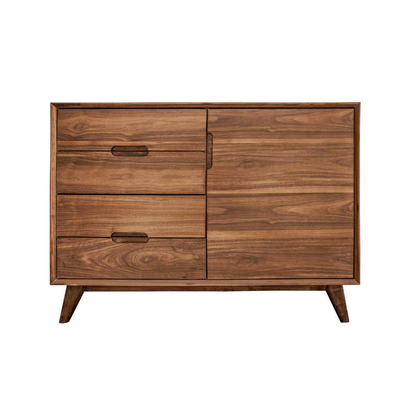 43'' Wide 4 Drawer Wood Sideboard