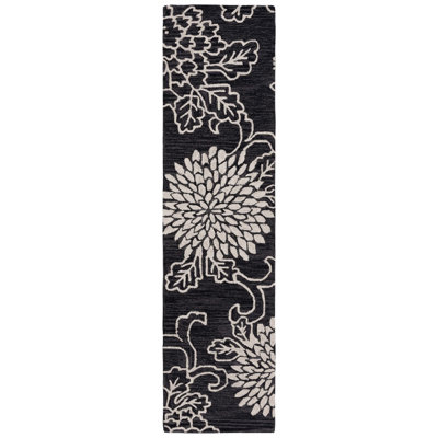 Tapis noir / ivoire Abranda