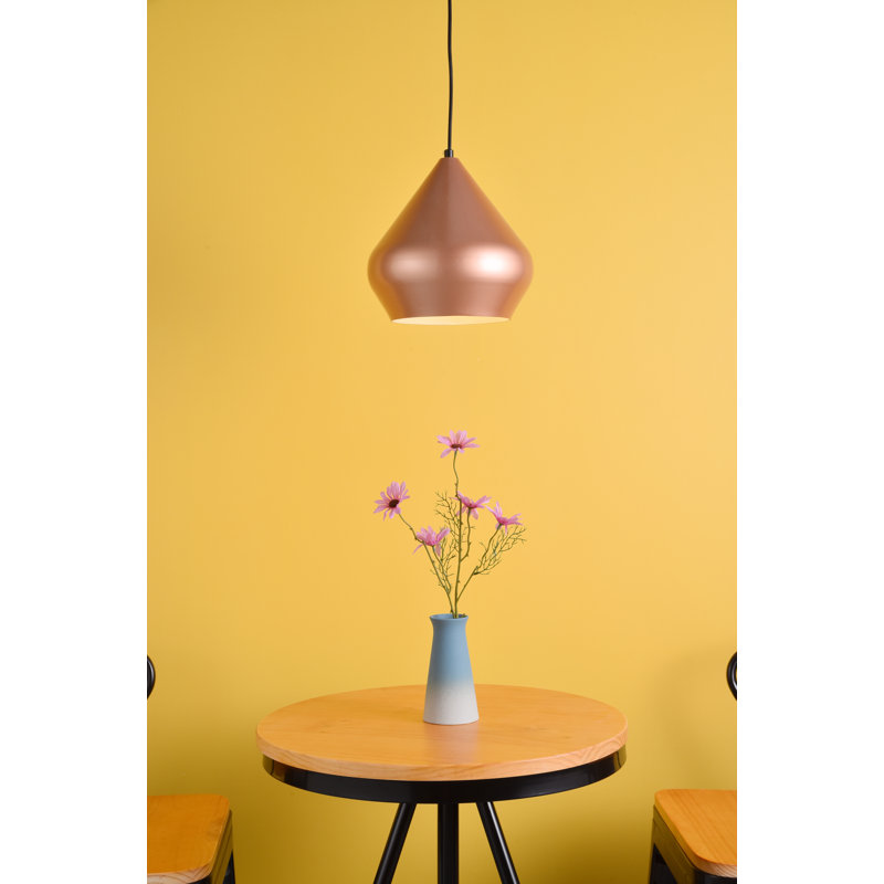 Bronwood 1 - Light Single Pendant, 10" H x 10" W x 10" D, Honey Gold