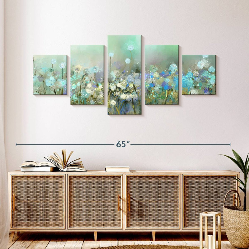 Enchantement floral, H 24 po x l 55 po