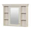 Bathroom Mirror Cabinet - Versatile Storage Solution Beige Cream 35.51'' X 28.07' Modern Concealed Privacy