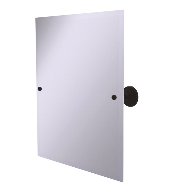 Miroir inclinable rectangulaire à paysage 26 "x 21" Marchmont, 26" H x 21" W, Bronze huilé