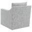 Fauteuil d'appoint pivotant Jira, accoudoirs inclinés, revêtement gris rayé-129099740
