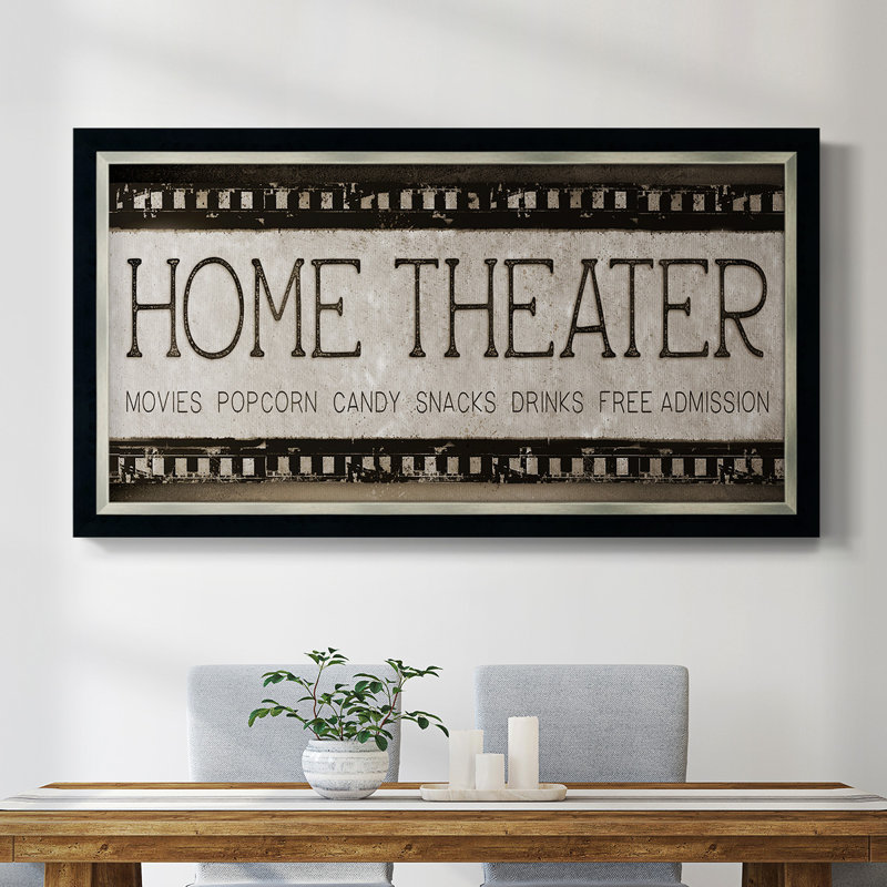 " Home Theater ", 21" H x 37" W x 1" D