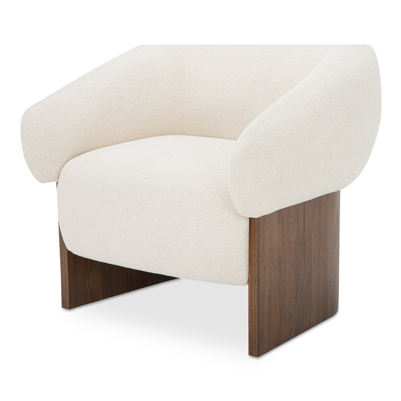 Otto Armchair, Cream Polyester