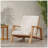Modern Acacia Wood Adirondack Club Chair, Weather-Resistant And Stylish For Outdoor Comfort And Durability-344882632