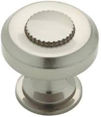 (5 Pack) 1-7/16 inch Machine Knob Satin Nickel