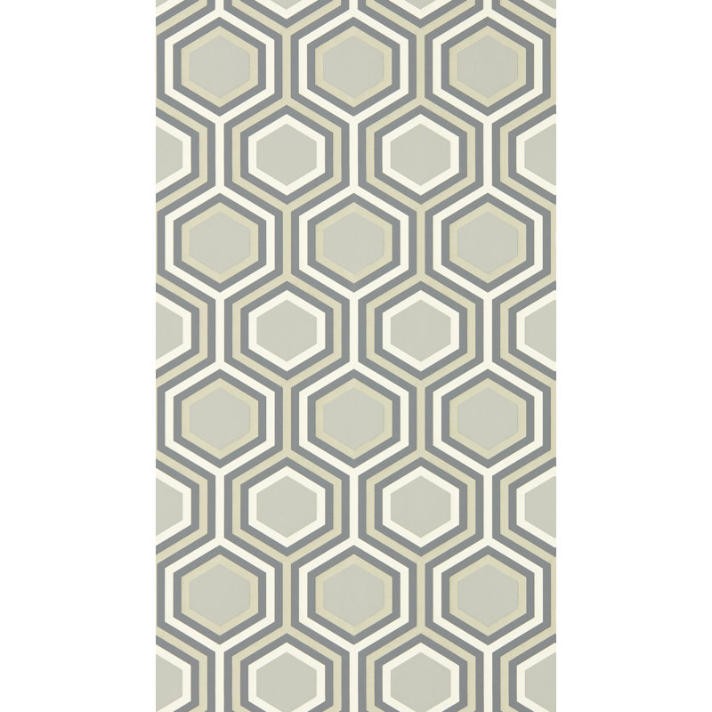 Selo Wallpaper, Slate/Platinum