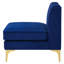 Chaise sans accoudoirs en velours Triumph Channel-1867309687