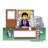 Personalized Name That Toon Office, Messy - Male Rhinestone Bordered Key Chain-106950392