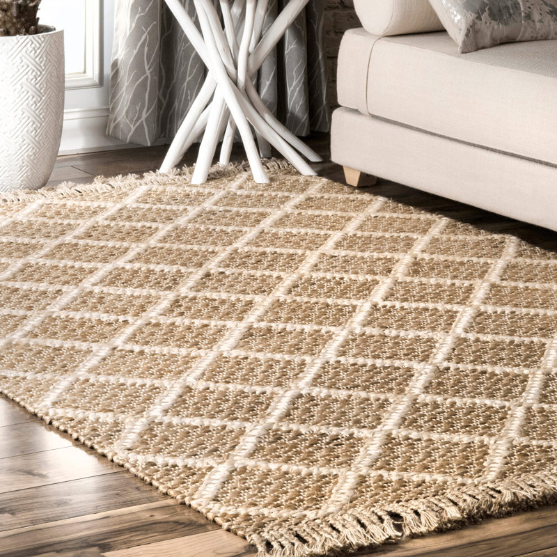 Tapis beige en jute / sisal Seibert, Rectangle 5 pi x 8 pi