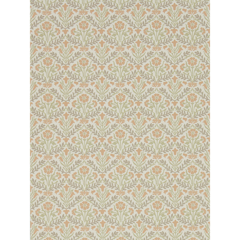 Bellflowers Wallpaper, Saffron/Olive